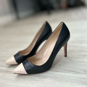 JCrew Everly cap toe pumps 7.5